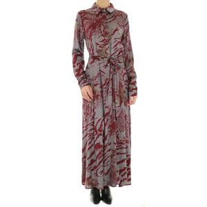 ABITO CHEMISIER BORDEAUX